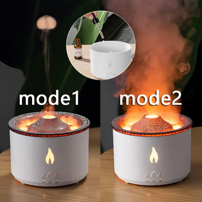 Ultrasonic Essential Oil Volcano Humidifier