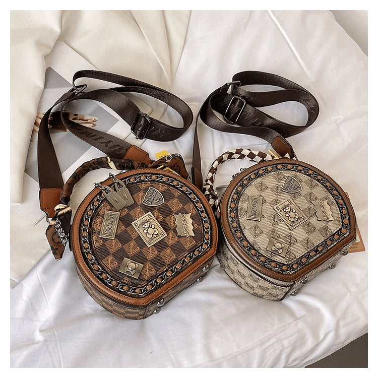 Print Leather Handbags