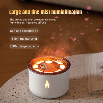 Ultrasonic Essential Oil Volcano Humidifier