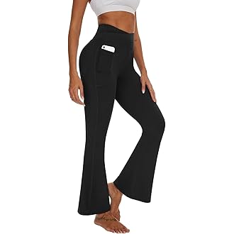 High Waisted Flares Bottom Leggings