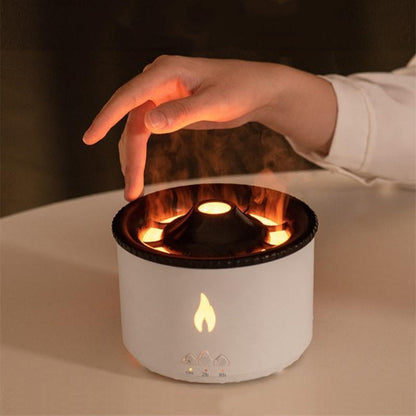 Ultrasonic Essential Oil Volcano Humidifier