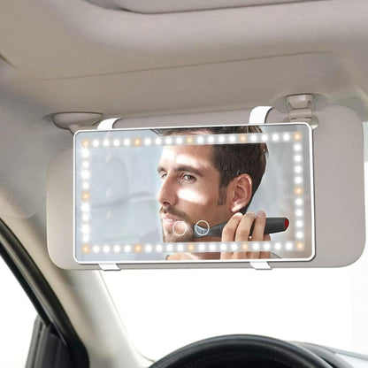 Rechargeable LED Car Mirror