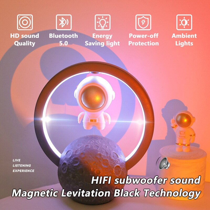 Magnetic Levitation Bluetooth Speaker Astronaut