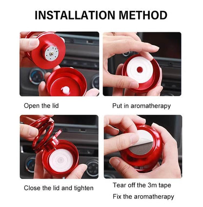 Solar Rotating Suspension Car Aromatherapy