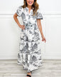 Women's Classic Charm Toile Maxi Dress