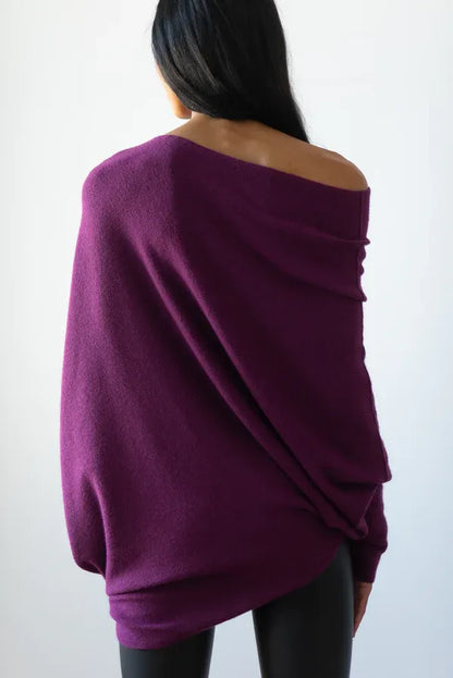 Asymmetric Draped Jumper