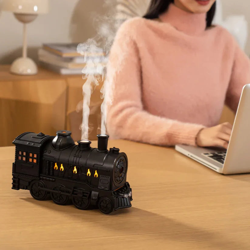 Train Shape Air Humidifier Purifier Aroma Diffuser