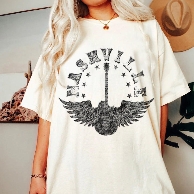 Western Graphic Round Neck T-Shirt