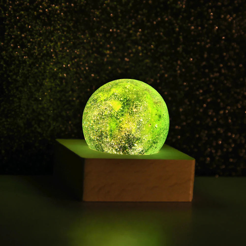 Luminous Crystal Ball Ornaments