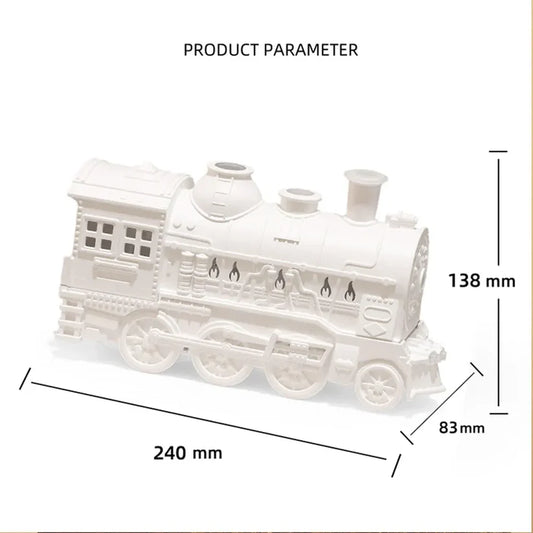 Train Shape Air Humidifier Purifier Aroma Diffuser