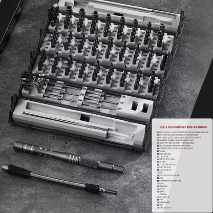 128-Piece Electric Screwdriver Set