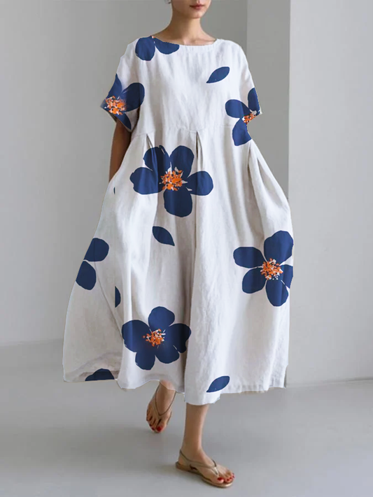 Summer Casual Loose Floral Skirt Dress