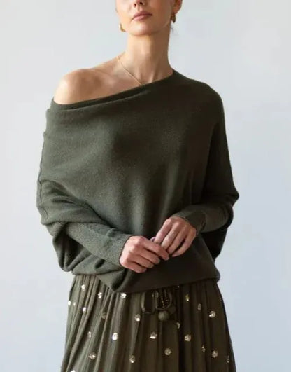 Asymmetric Draped Jumper